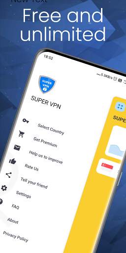 Free VPN : SUPER VPN APP screenshot 1
