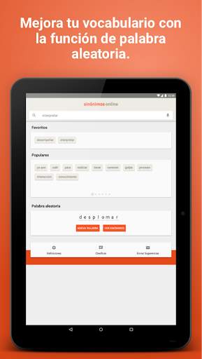 Diccionario Sinónimos Offline screenshot 17