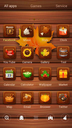 Thanks Giving Day Go Launcher Theme screenshot 3