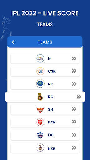 IPL 2022 - Live Cricket Score screenshot 5