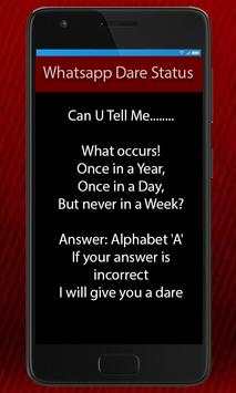 Dare Status for Whatsapp – Dare & Riddle Status screenshot 3