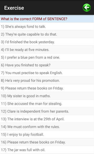 Common Mistakes in English скриншот 8