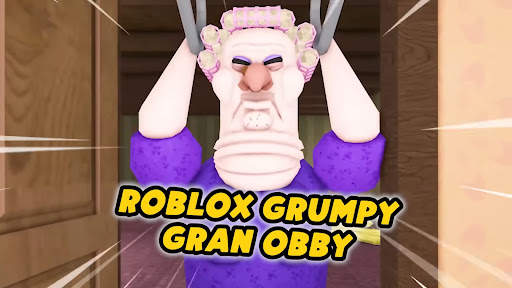 Scary grumpy gran obby room screenshot 2