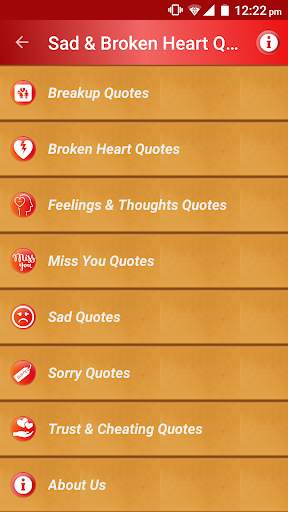 Sad & Broken Heart Pain Status screenshot 1