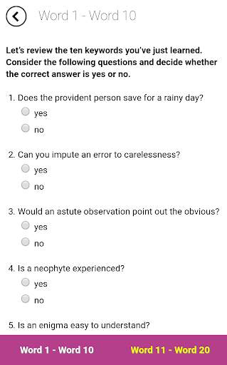 Verbal Advantage - Level 4 screenshot 4