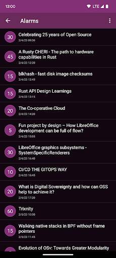 FOSDEM 2023 Schedule screenshot 6