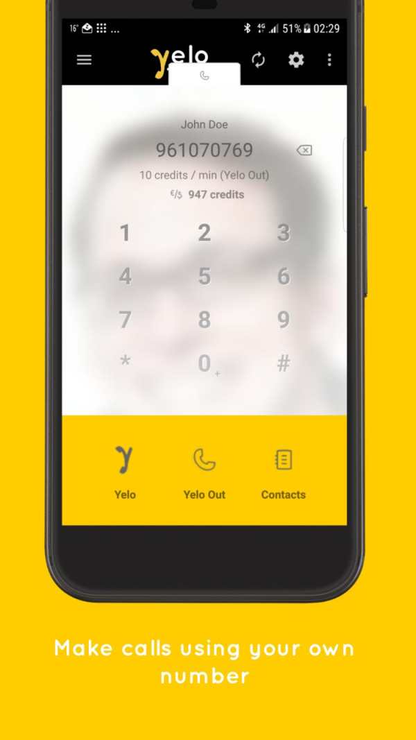 Yelo Phone - WiFi Calling, Forwarding & Voicemail screenshot 3