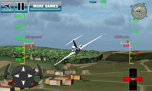 Airplane 3D flight simulator screenshot 3