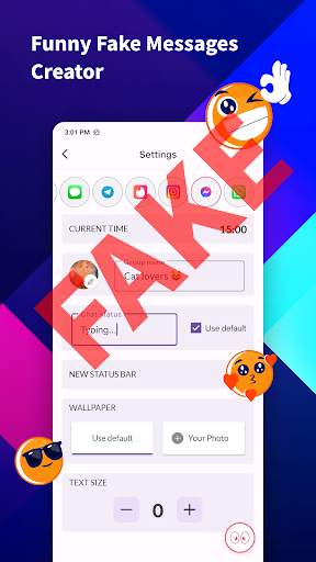 iFake: Fake Chat Messages screenshot 2