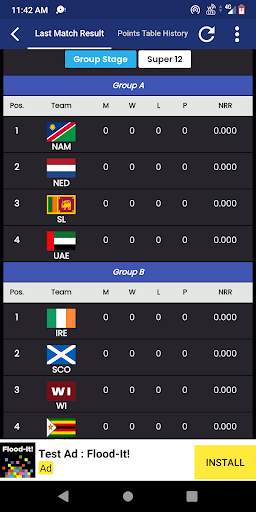 I.P.L Points Table Cricket screenshot 3