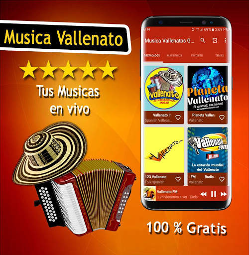 Musica Vallenatos Free screenshot 1