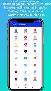 All In One Social Media & Social Networks screenshot 1