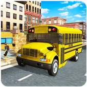 Kids Bus : High School Transport Driving Game 3D logo