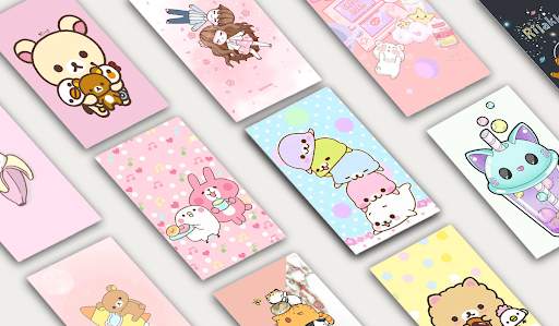 Cute Kawaii HD Wallpaper  OFFLINE 1 تصوير الشاشة