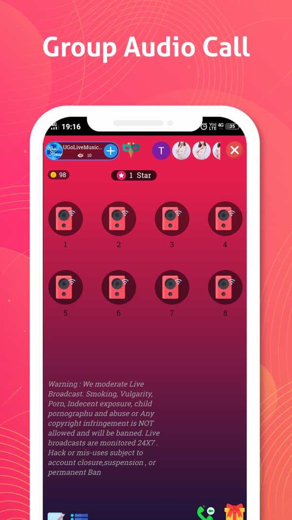 UGo Live- Live Video streaming, Live Chat & audio screenshot 3