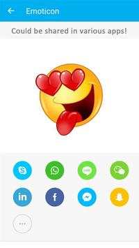 GO Keyboard Sticker Emoticon 4 تصوير الشاشة