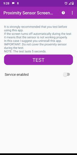 Proximity Sensor Screen On Off screenshot 5