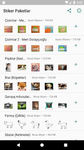 Funny and Lovely Stickers screenshot 1