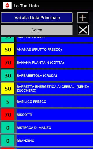Indice & Carico Glicemico Lite screenshot 16