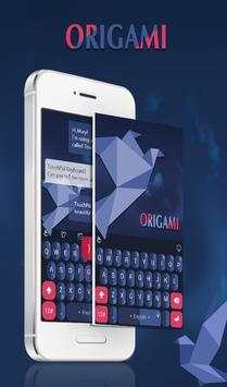 TouchPal Origami Theme screenshot 1