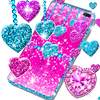 Glitter hearts live wallpaper 24.1
