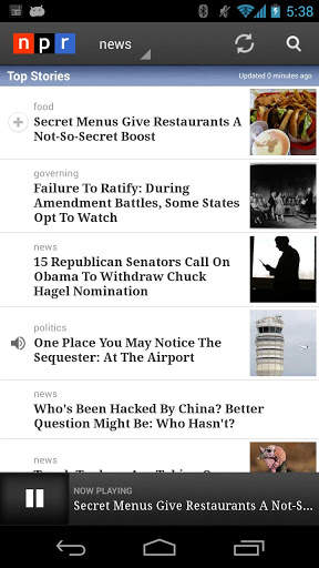 NPR News screenshot 1