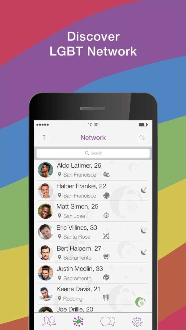 Key LGBT Messenger - Gay, Lesbian, Bisexual Chat screenshot 1