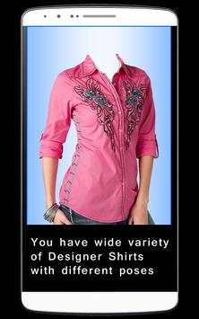 Woman Designer Shirt Foto Edit screenshot 2