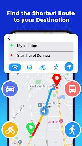 GPS Route Finder 1 تصوير الشاشة