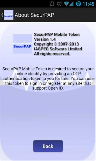 SecurPAP Mobile Token screenshot 6