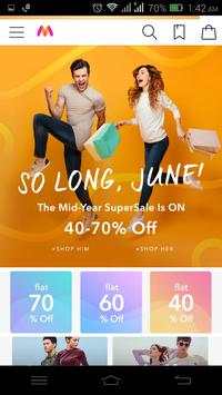 AJIO Myntra NNNOW Shopclues apps (245kb) screenshot 3