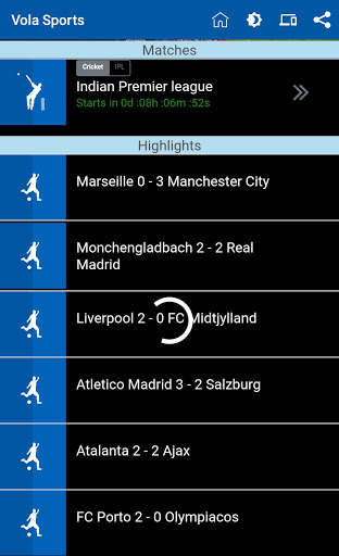 Vola Sports Live TV Guide screenshot 3