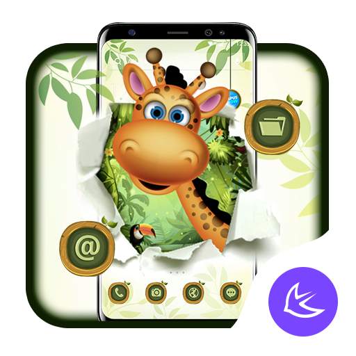 Cute Giraffe APUS Launcher theme 83.0.1001