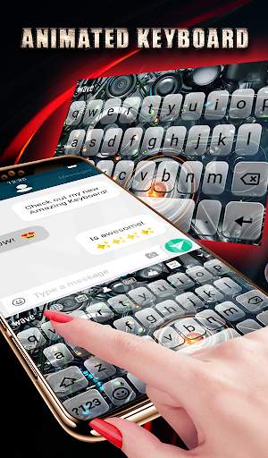 Engine Power Live Wallpaper & Animated Keyboard screenshot 2