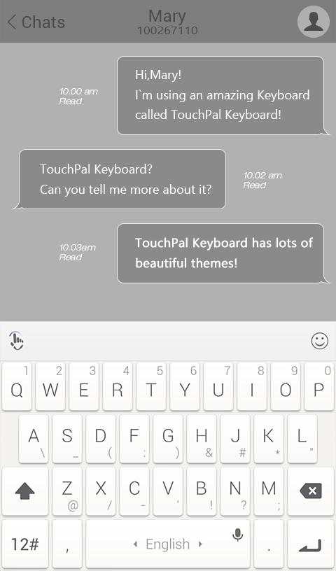 TouchPal Smartisan T1 Theme screenshot 2