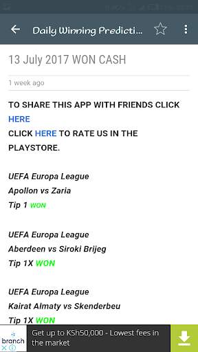 MUST WIN SOCCER TIPS screenshot 1