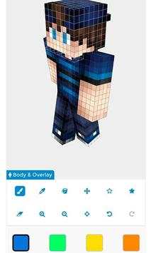 Skin Editor 3D for Minecraft screenshot 2