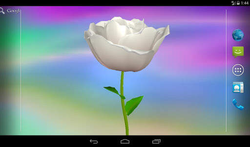 3D Rose Live Wallpaper 15 تصوير الشاشة