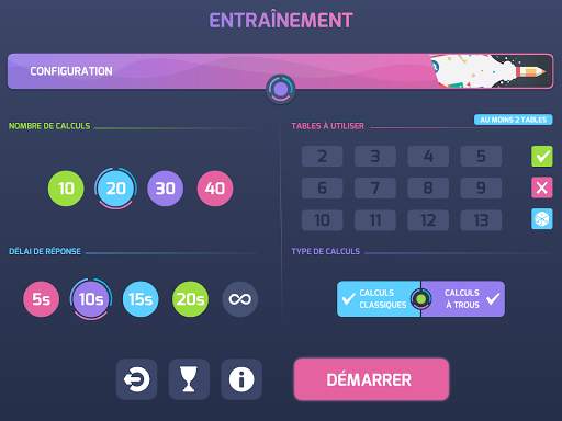 Défi Tables screenshot 2