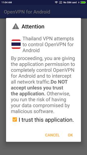 Thailand VPN - for OpenVPN screenshot 3
