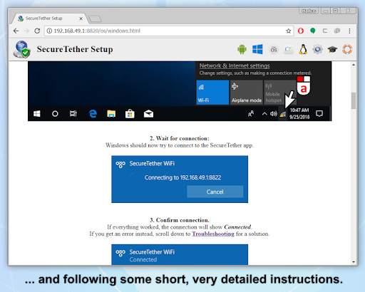 SecureTether WiFi screenshot 3