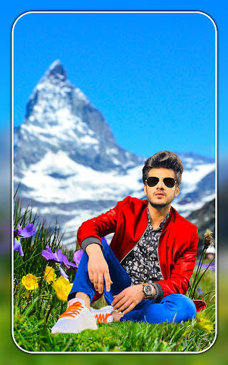 Mountain photo edit hill frame screenshot 8