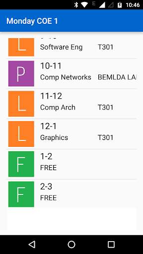 TU Time Table 2 تصوير الشاشة