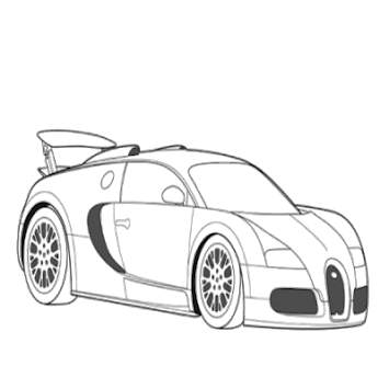Coloring Racing Car screenshot 3