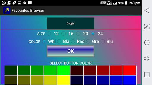 Favorites Browser screenshot 4