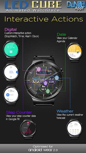 LED Cube HD Watch Face Widget & Live Wallpaper screenshot 3