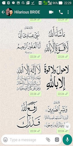 3000 Stiker WA Islami terbaru 2021 WAStickerApps screenshot 8