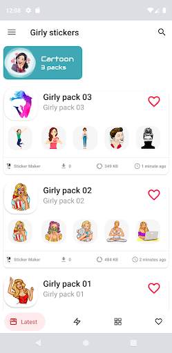 Girl Stickers for Whatsapp screenshot 1