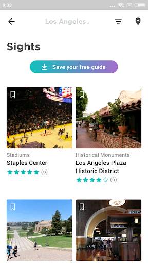 Los Angeles Travel Guide in English with map screenshot 3