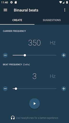 Binaural beats screenshot 1